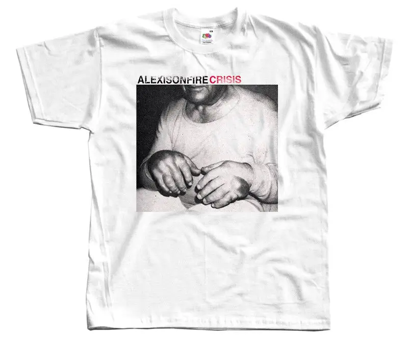 Crisis-Alexisonfire, Обложка альбома, Julius Butty, футболка DTG (белая) Gift Подарочная футболка с принтом, Мужская футболка в стиле хип-хоп