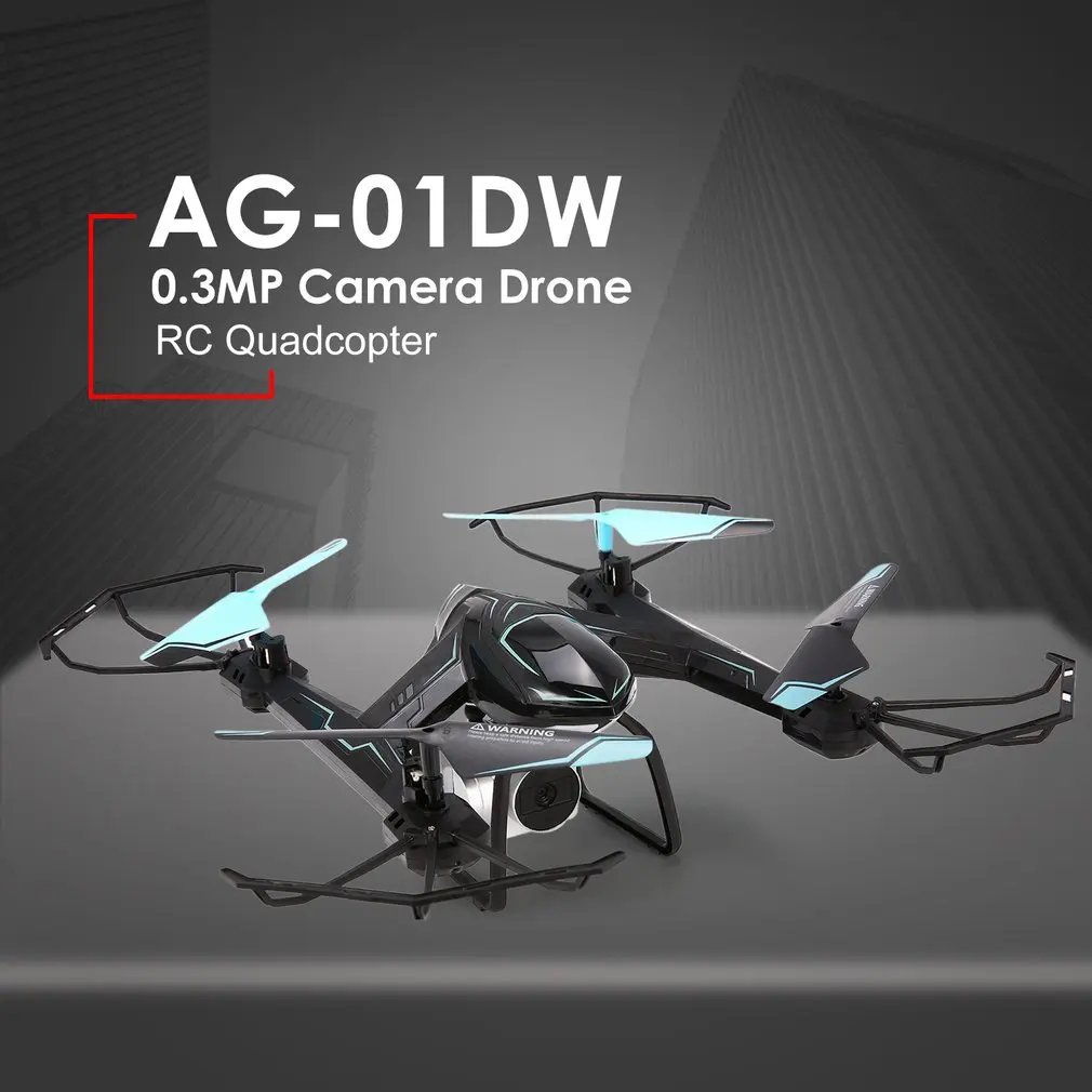 

AG-01DW FPV Camera Selfie Altitude Hold Drone Headless Mode 3D Flips One Key Return Hovering H/L Speed Switch RC Quadcopter