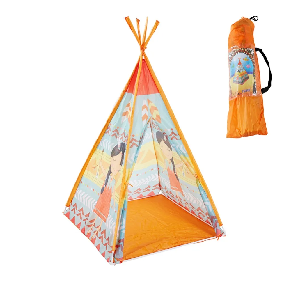 Индийский стиль палатка для детей Крытый открытый игровой дом переносной вигвам детская юрта Игровая палатка игровой дом подарки на день рождения для детей