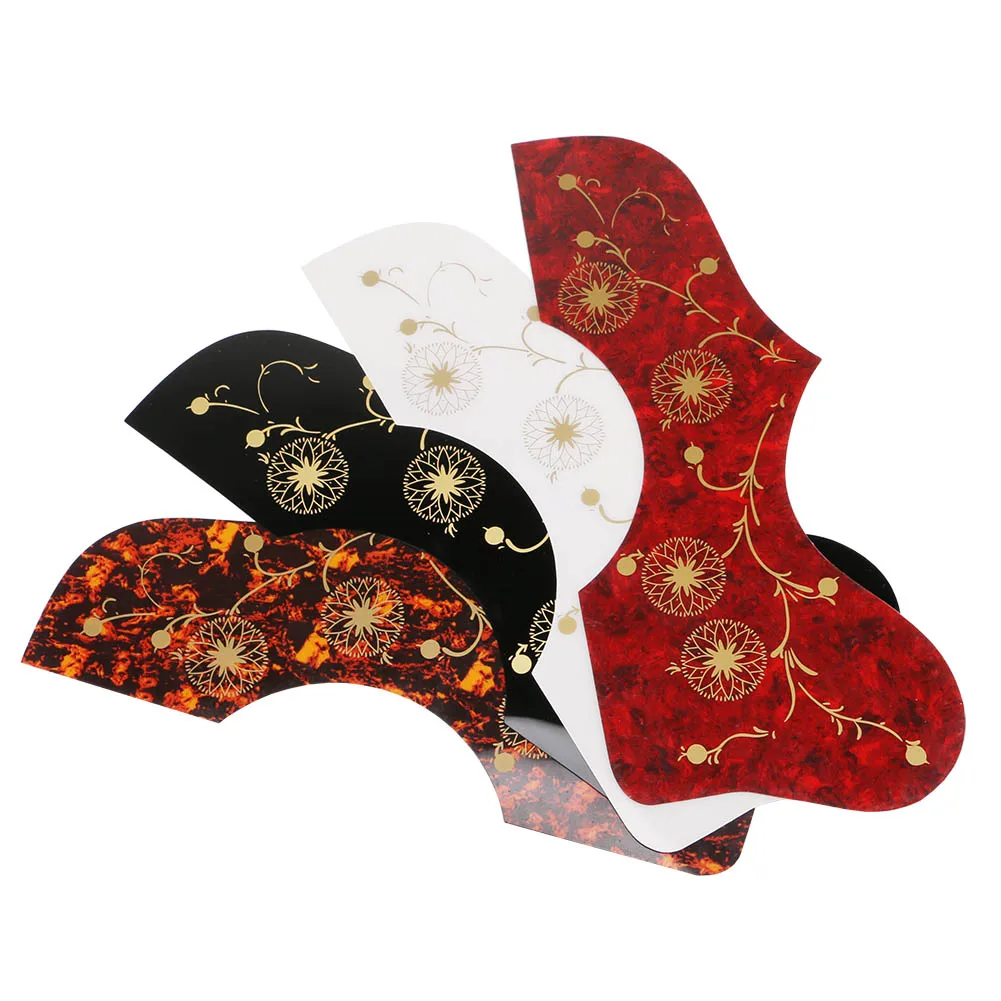 

1Pc Wonderful Fastmusic PVC Tortoise Shell Anti-scratch Pickguard For Acoustic Guitar Black White Red Brown Guitar Parts