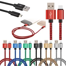 1 м/2 м/3 м длинный Micro USB кабель для зарядки данных для iPhone 5 5S 6 6S 7 7S 8 10X IOS Android Тип C сотовый телефон