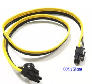 

New 60CM Cable Server Board 6Pin Male Transfer Line Ethernet Revolution 8(6+2) Pin Male Full 18AWG Connectors