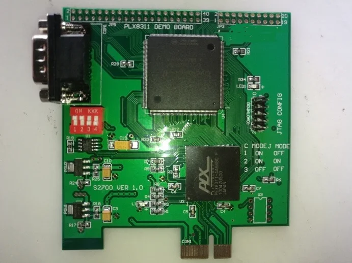 US $189.99 For S2700 PCIE development board PLX8311 PEX8311 development board PCI EXPRESS X1 development platform
