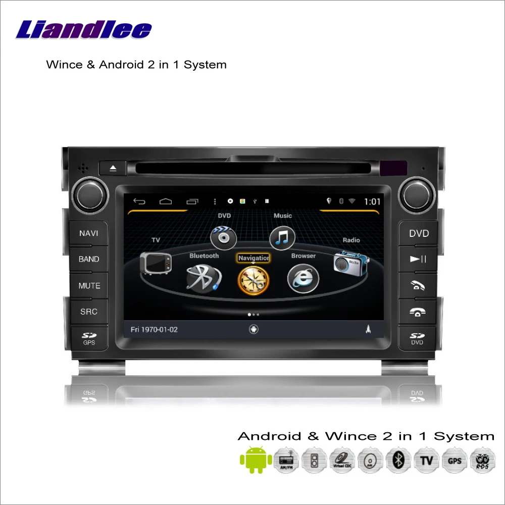 Liandlee автомобильное мультимедиа андроид системы для KIA Ceed/Venga 2009~ 2011 радио CD DVD плеер gps навигации Аудио Видео S160