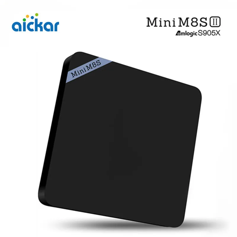 

Newest Mini M8S-II Max 2G/16G Android 6.0 Smart TV Box Amlogic S905X Quad Core Bluetooth 4.0 2.4G WIFI Media Player PK A95X Box