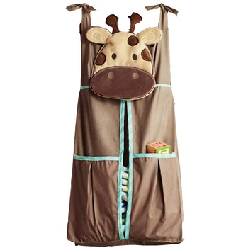 

Baby Bed Hanging Storage Bag Cotton Newborn Crib Organizer Toy Diaper Pocket for Crib Bedding Set Accessories