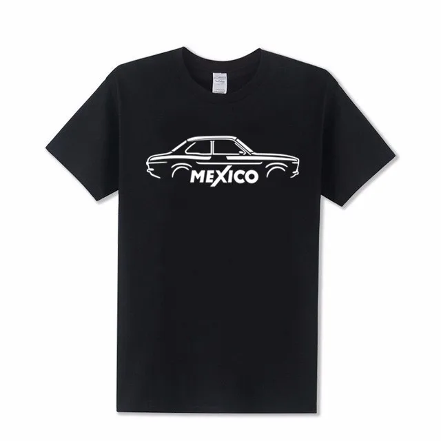 

Short Sleeve tshirt FREE FORD ESCORT MK1 MEXICO INSPIRED CLASSIC CAR T-SHIRT Tops splash-ink Printed Male Casual