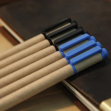 Новинка, 20 шт./лот, экологичные гелевые ручки из крафт-бумаги, модные школьные и офисные высококачественные ручки для письма, канцелярские принадлежности,, Papelar