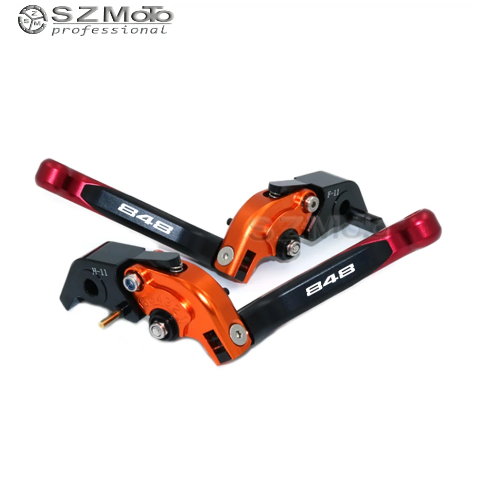 For DUCATI 848 /EVO 2007 2013 2012 2011 Motorcycle Accessories Folding