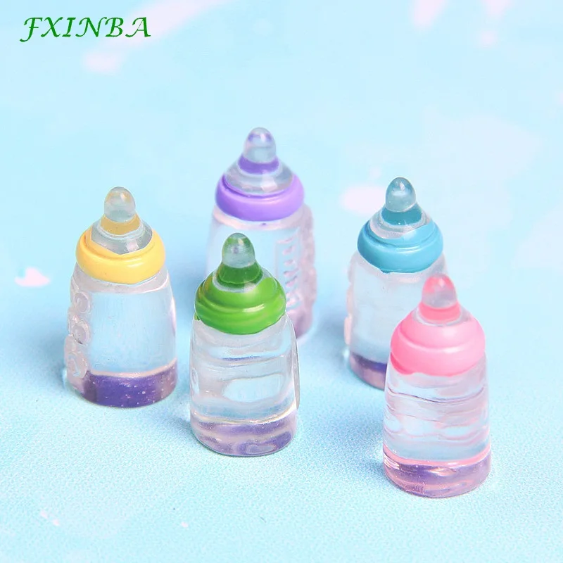 FXINBA 8 шт./лот бутылка для молока DIY Lizun Slime очаровательные принадлежности аксессуары для слизи наполнитель миниатюрный полимерный Пластилин для детей