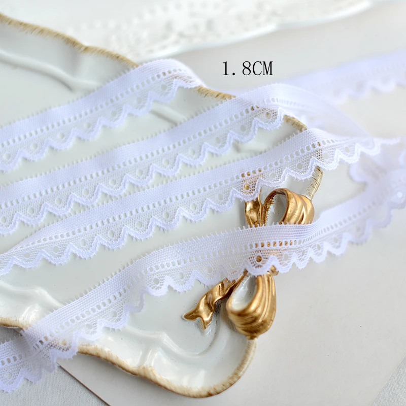 2019 hot sale White elastic smooth lace lace accessories Lace