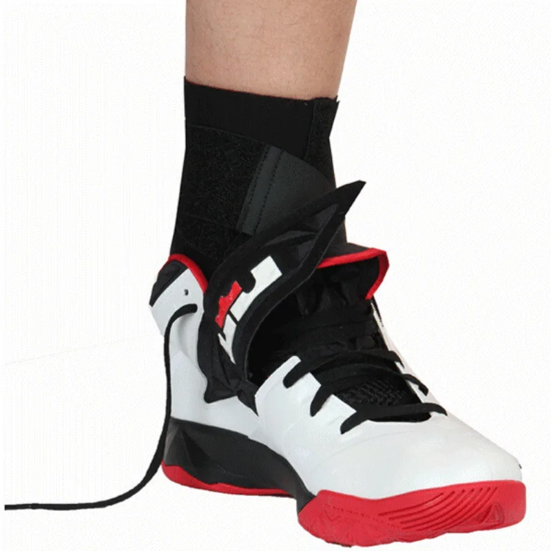 Открытый ноги лодыжки защиты защитное спортивное снаряжение Баскетбол Футбол sprain прижимной ремень защитные регулируемые щитки для ног