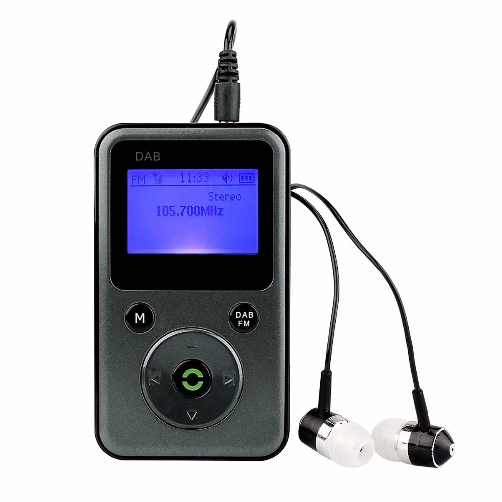 

Portable Digital DAB / DAB+ Radio FM Stereo Digital Radio Receiver Pocket Radio REC Recorder Lossless Music Player Y4107H