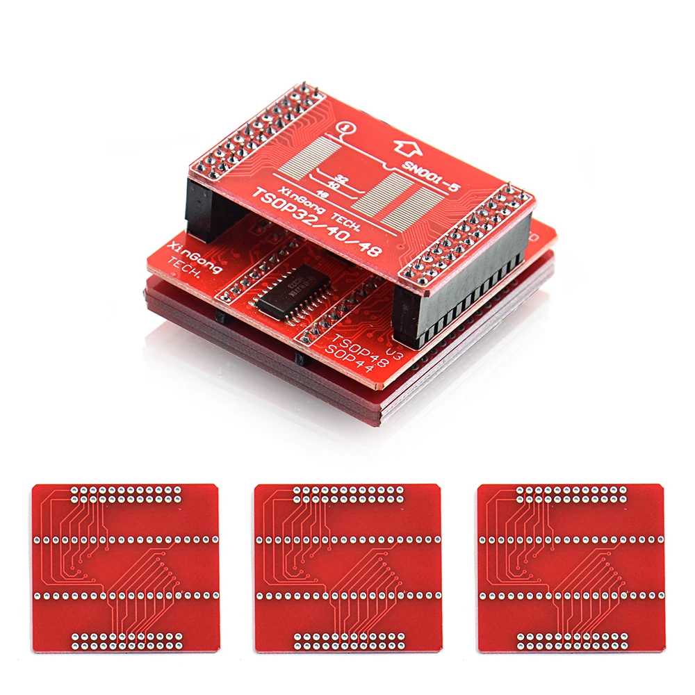100% Оригинальный TSOP32 TSOP40 TSOP48 SOP44 SOP56 гнезда адаптеров для MiniPro TL866II Plus TL866A TL866CS