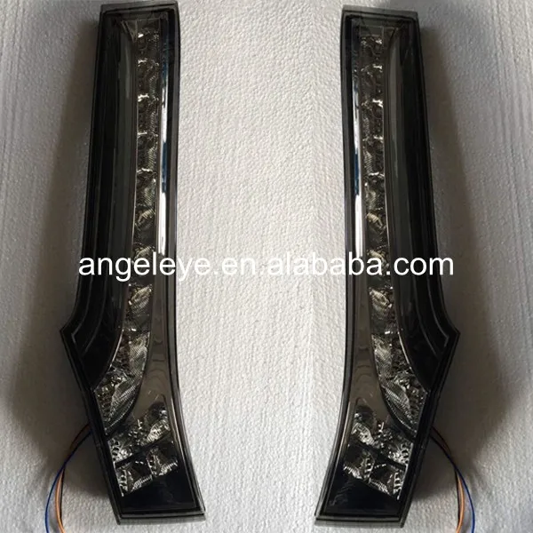 

For Honda for Fit Jazz 2014 year Hatchback LED Column Lamp Smoke Black Color BW