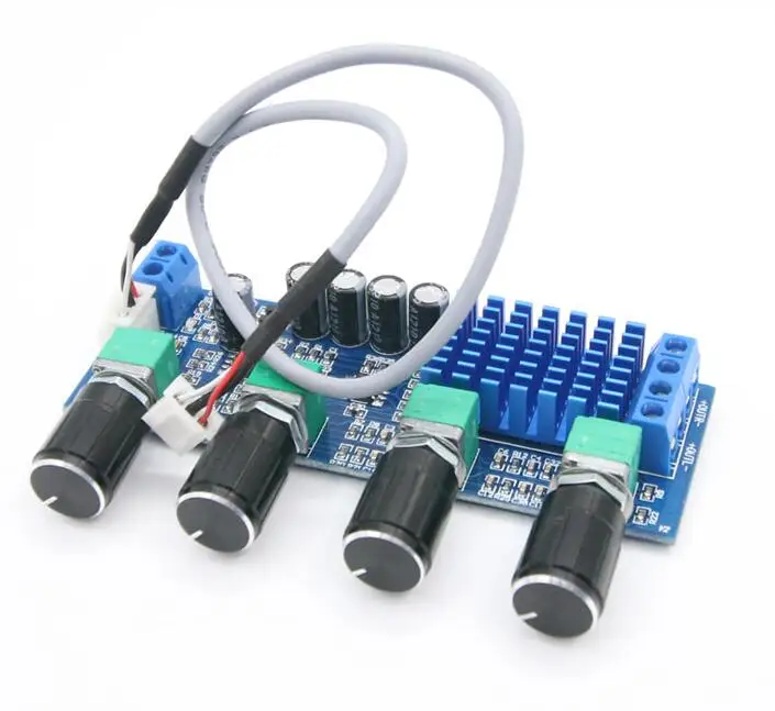 TPA3116 D2 80W+80W Dual channel Digital Audio Treble Bass Regulating Preset Pre amplifier Board Amplificador