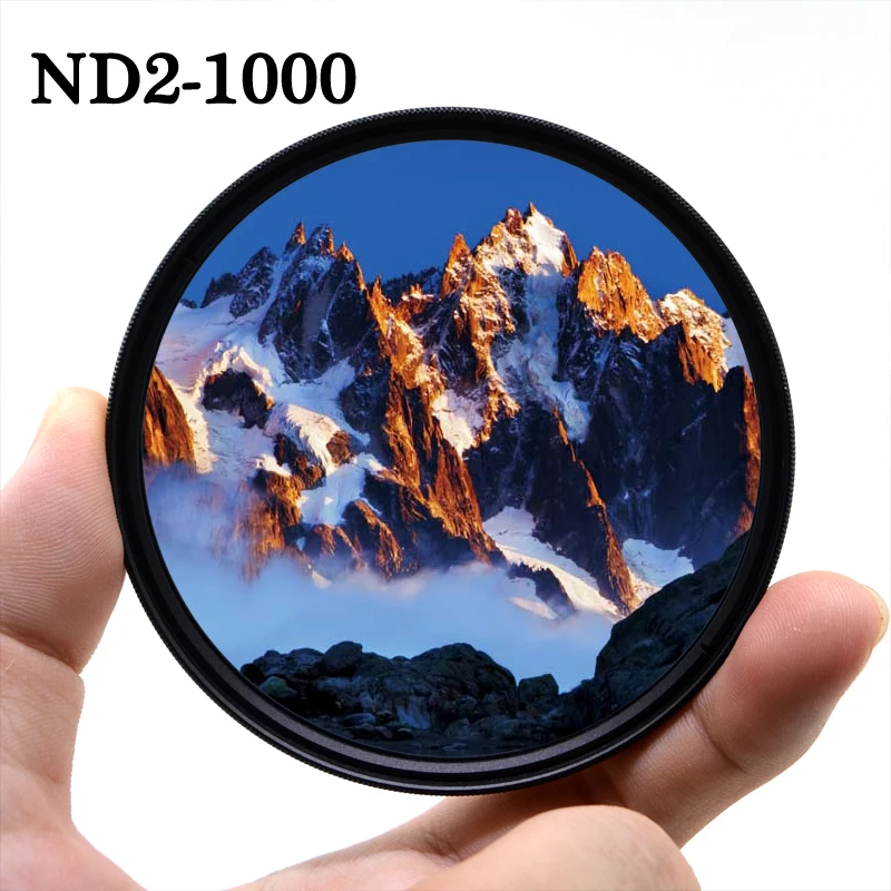 KnightX ND1000 Camera Lens Filter For canon sony nikon d70 1200d d3300 700d d5300 1300d d600 400d d80 49 52 55 58 62 67 72 77 mm