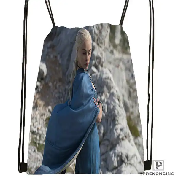 Custom Game of Thrones Drawstring Backpack Bag Cute Daypack Kids Satchel Black Back 31x40cm 180611 01