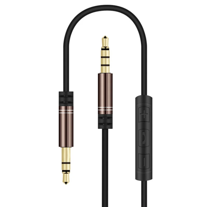 

1m/2m 3.5MM AUX Cable For Car Computer Headphone Remote Control 3.5 Jack to Jack 3.5MM Audio Cable For Speaker Microphone #1