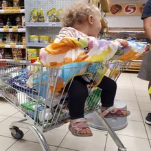 Чехол для детской тележки для супермаркета, сумка для покупок, чехол для детской тележки, чехол для сиденья, многоразовый чехол для детской тележки 2N