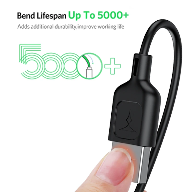 T-phox USB نوع C كابل لسامسونج غالاكسي S10 S9 Oneplus 6T QC3.0 USB-C شاحن الحبل الهاتف المحمول USB C نوع-C كابل