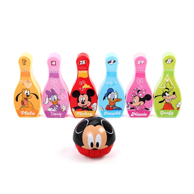 Special Offers Disney Cartoon Educational Toy Home Indoor Outdoor Sport Bowling ball Bowling Set Children colorful sports toy