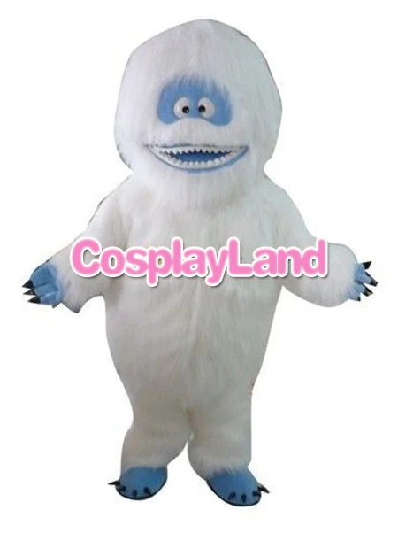 Хэллоуин abominable snowman йети Маскоты костюмы Одежда высшего качества для взрослых мультфильм abominable snowman йети мультфильм костюмы