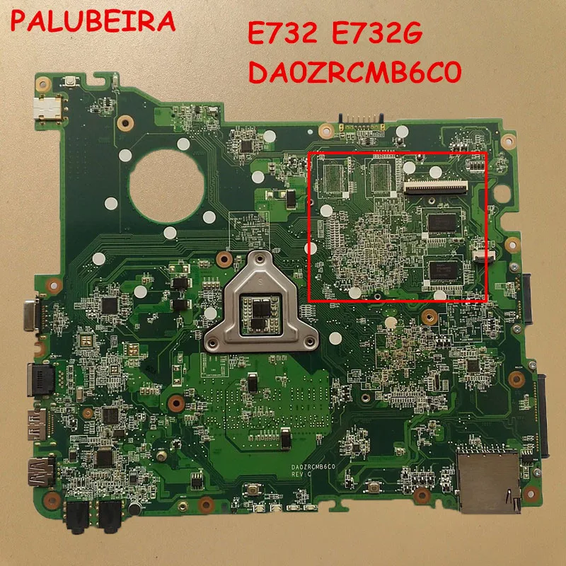 

PALUBEIRA DA0ZRCMB6C0 MBND706001 MB.ND706.001 Laptop Motherboard For Acer eMachines E732 E732G HD6370M HM55 DDR3 Main board