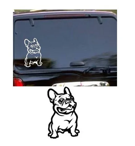 Наклейка на заднее окно для автомобиля Bull Dog Виниловая наклейка дверь Bulldog стикер