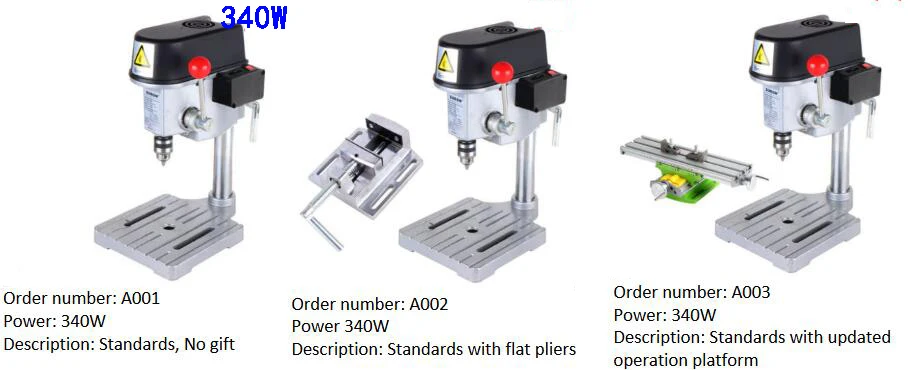 Mini bench drill Precision high-speed bench Drilling Milling machine Buddha beads making machine Small household tools 13mm