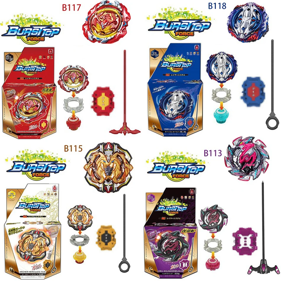 

Hot Many Models Beyblade Burst Toys Arena B117 B118 With Launcher and Box Beyblade Metal Fusion God Spinning Top Bey Blade Toy