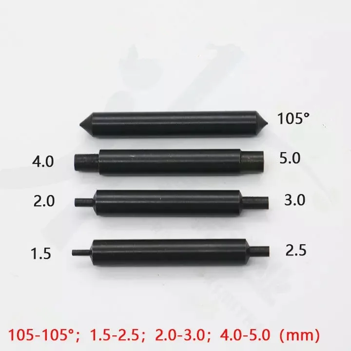 Black Color Tracer Point HSS Probe for DEFU Vartical Key Cutting Machines,Decoder 1.5mm 2.0mm 2.5mm 3.0mm 4.0mm 5.0mm 105 degree