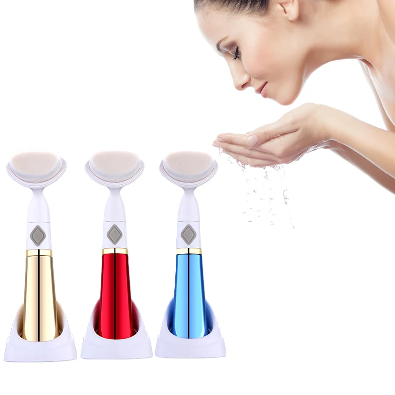 New Pobling Ultrasonic Face Care Brush Eletrical Facial Cleansing Massage Tool Machine Facial