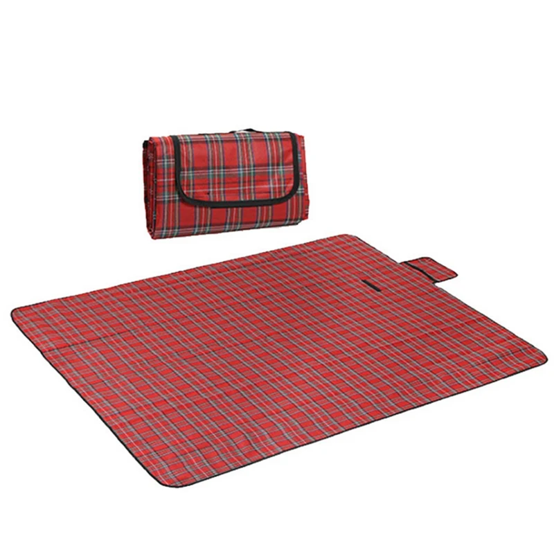 

Outdoor Camping Mat Oxford Cloth Damp-proof Folding Portable Reusable Outdoor Picnic Pad