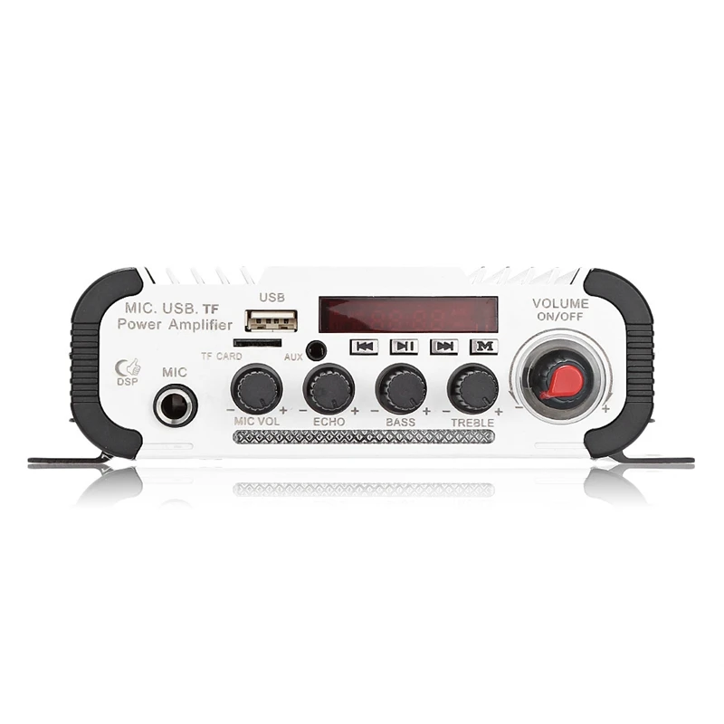 FFYY-Kentiger Hy-V11 Bluetooth усилитель 2-канальный супер бас аудио усилитель с пультом дистанционного управления Tf Usb Fm 85Db Mp3 Fm R