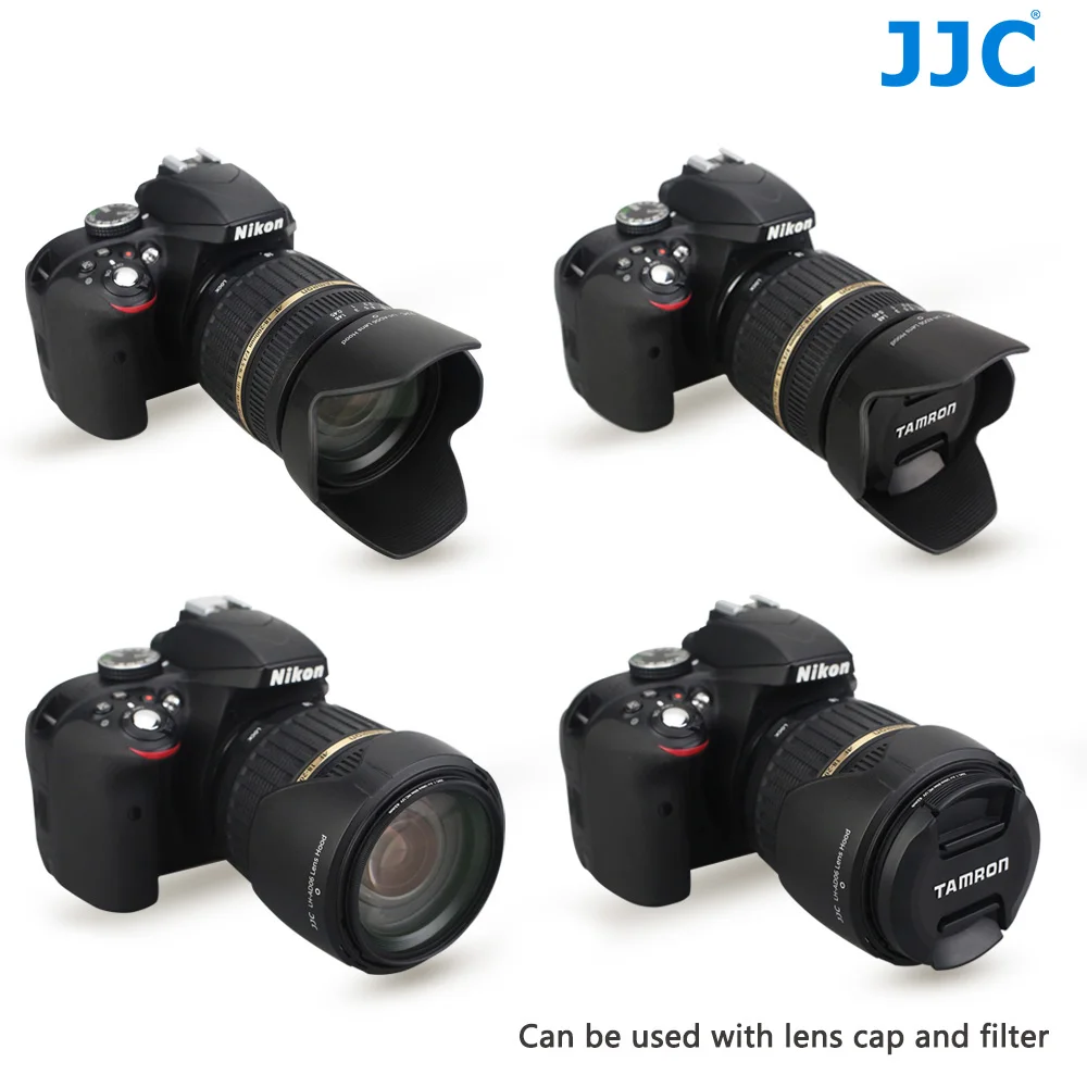 

JJC бленда для объектива камеры Tamron AF 18-200 мм F/3,5-6,3 Di II LD асферическая [IF] MACRO (модель A14 ,A031, A061) Заменяет AD06