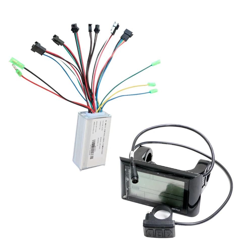 900LCD36VWITHOUTWIRE 36V 250w электрический велосипед контроллер Дисплей Водонепроницаемый основной кабель 6 pin разъем комплектующие электровелосипеда синусоидным контроллером - Цвет: 900LCD36VWITHOUTWIRE