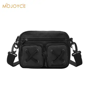 

Fashion Canvas Shoulder Handbags Sports Unisex Large Capacity Crossbody Bag Travel Small Square Bag Bandolera Dropshipping