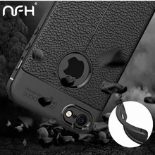 Ретро противоударный защитный силиконовый мягкий чехол для iPhone 5 5SE тонкий бампер личи кожа задняя крышка для iPhone чехол на 5S
