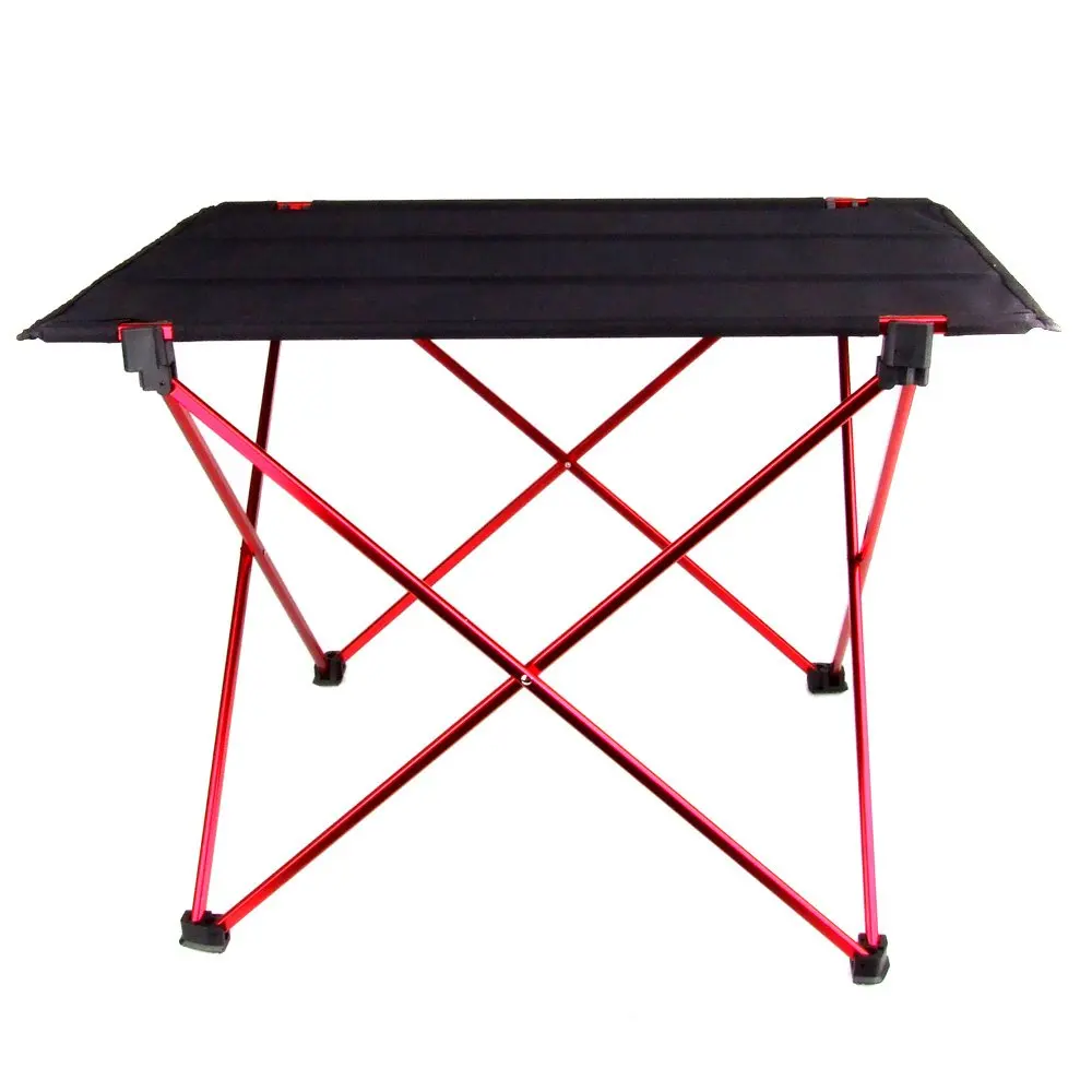 Hot Sale Portable Foldable Folding Table Desk Camping Outdoor Picnic 6061 Aluminium Alloy Ultra-light - Цвет: Multi