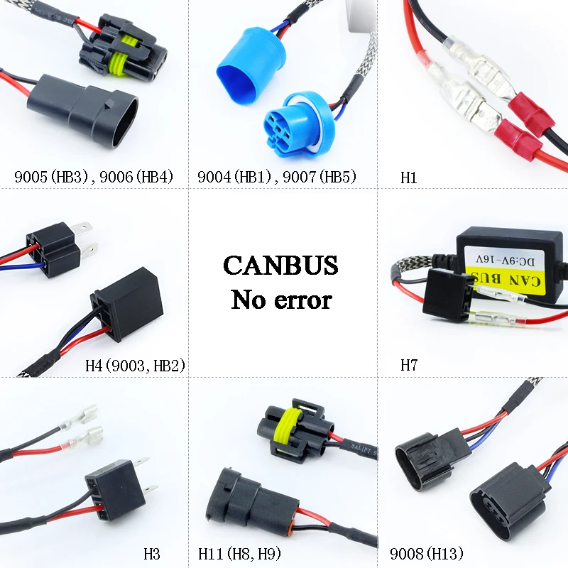 2 шт. Canbus Error Free декодер H1 H3 H4 9003 HB2 H7 H8 H9 H11 9005 HB3 9006 HB4 9004 HB1 9007 HB5 9008 H13 Sovle на экране одни мигающие