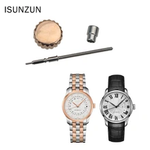 Часы isunzun Корона Запчасти Replacem оригинальное качество Водонепроницаемый купол наручные часы, аксессуары для наручных часов MIDO Bruna серии M024 набор инструментов для ремонта