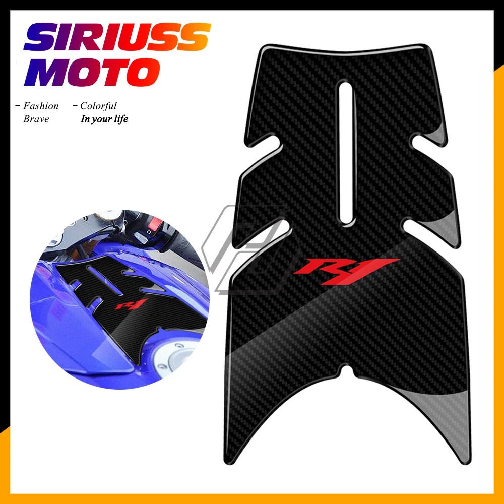 

3D Motorcycle Front Gas Fuel Tank Cover Protector Tank Pad Case for Yamaha YZF-R1 R1 2004 2005 2006