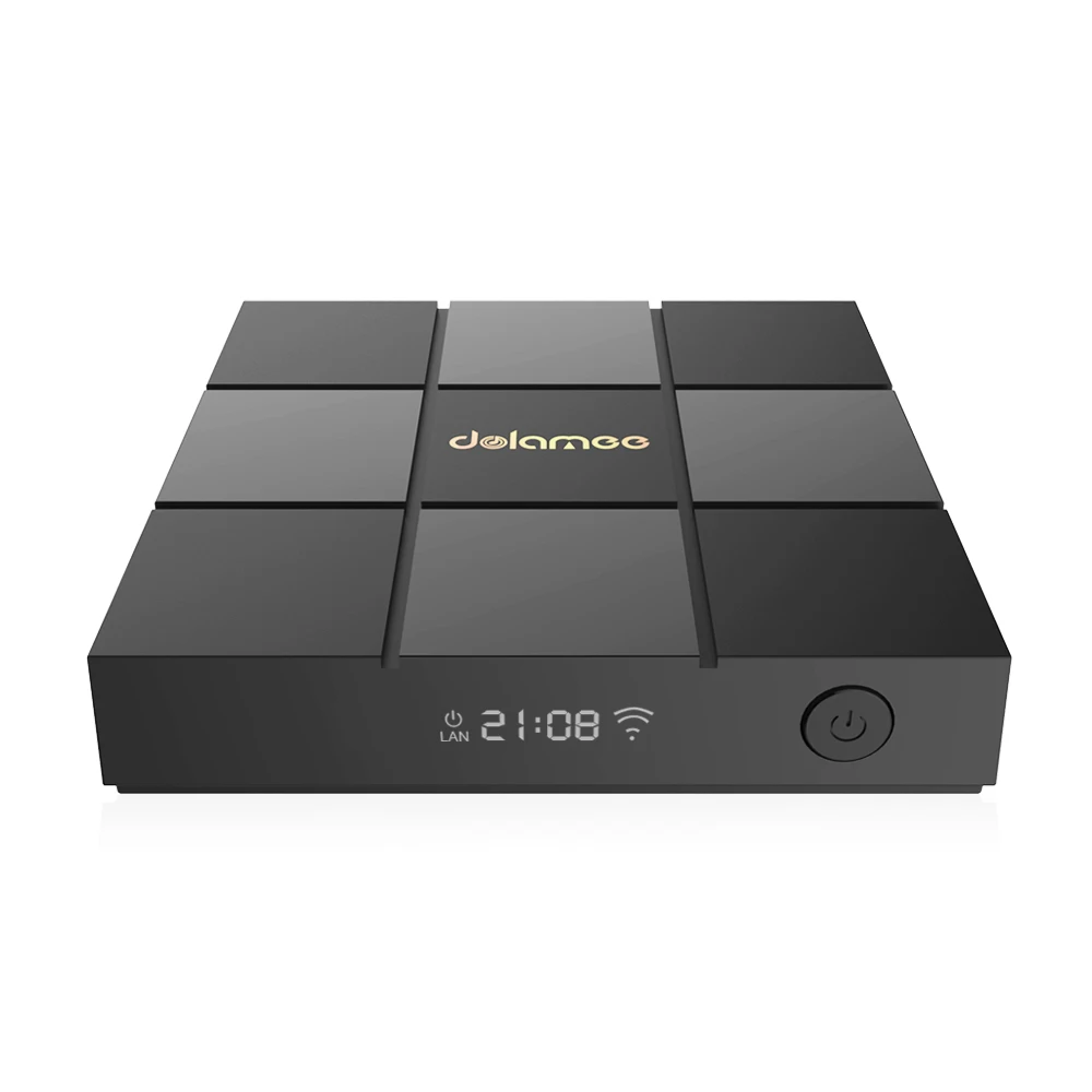 Горячая Распродажа DOLAMEE D6 S905X 2G 8G android smart tv box HD VP9 Marshmallow wifi медиаплеер Android 6,0 Smart tv Box