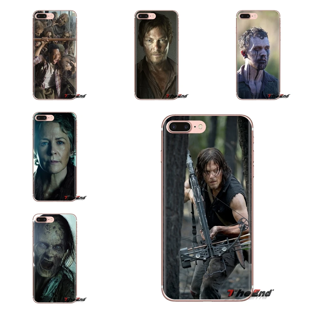 For Samsung Galaxy A3 A5 A7 A9 A8 Star A6 Plus 2018 2015 2016 2017 Transparent TPU Skin Cover Favorite The Walking Dead Episodes |