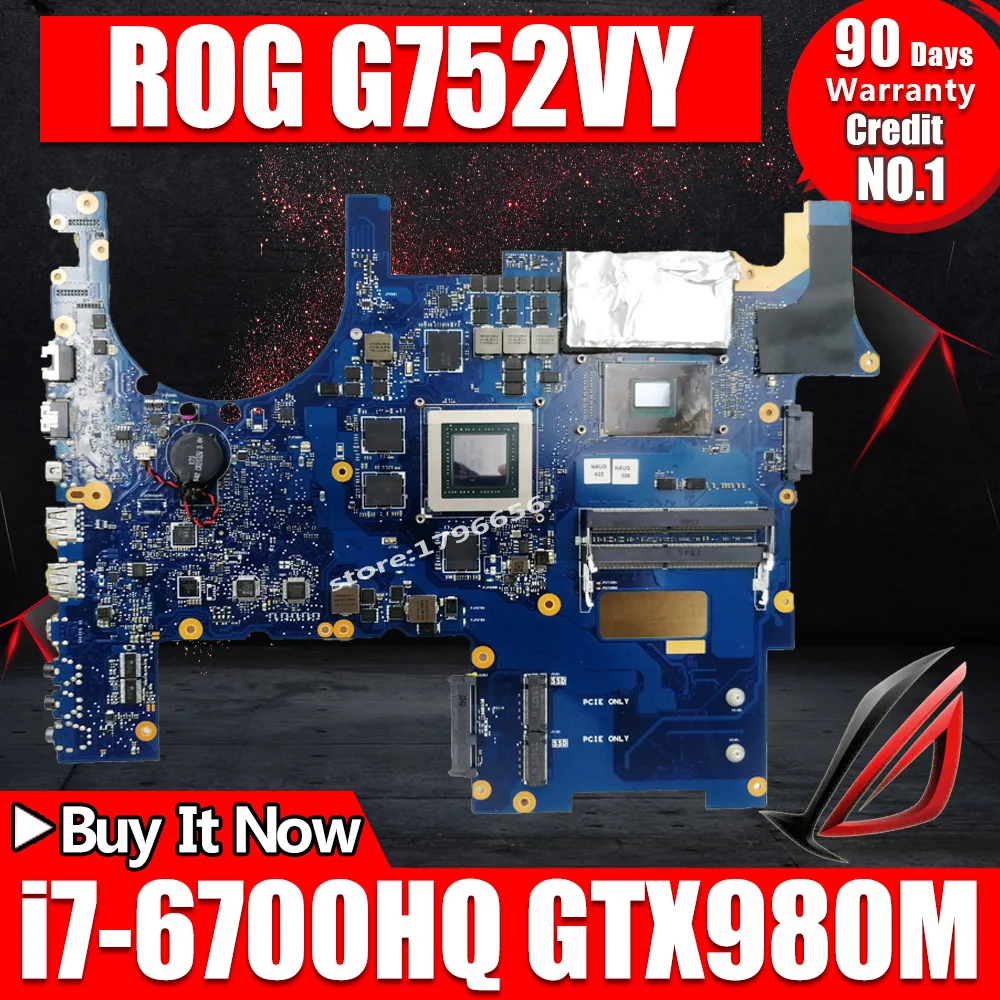 Материнская плата ROG для ноутбука ASUS G752VS G752VM G752VY G752VT G752VL G752V G752 тестирует оригинальную mianboard