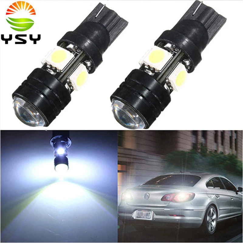 10x автомобиля светодиодный лампы 194 T10 Клин 501 W5W 5050 4SMD высокое Мощность 105 Вт УДАРА