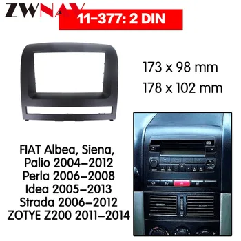 

Car DVD Player frame For 2006-2008 FIAT PERLA 2DIN Auto AC Black LHD RHD Auto Radio Multimedia NAVI fascia