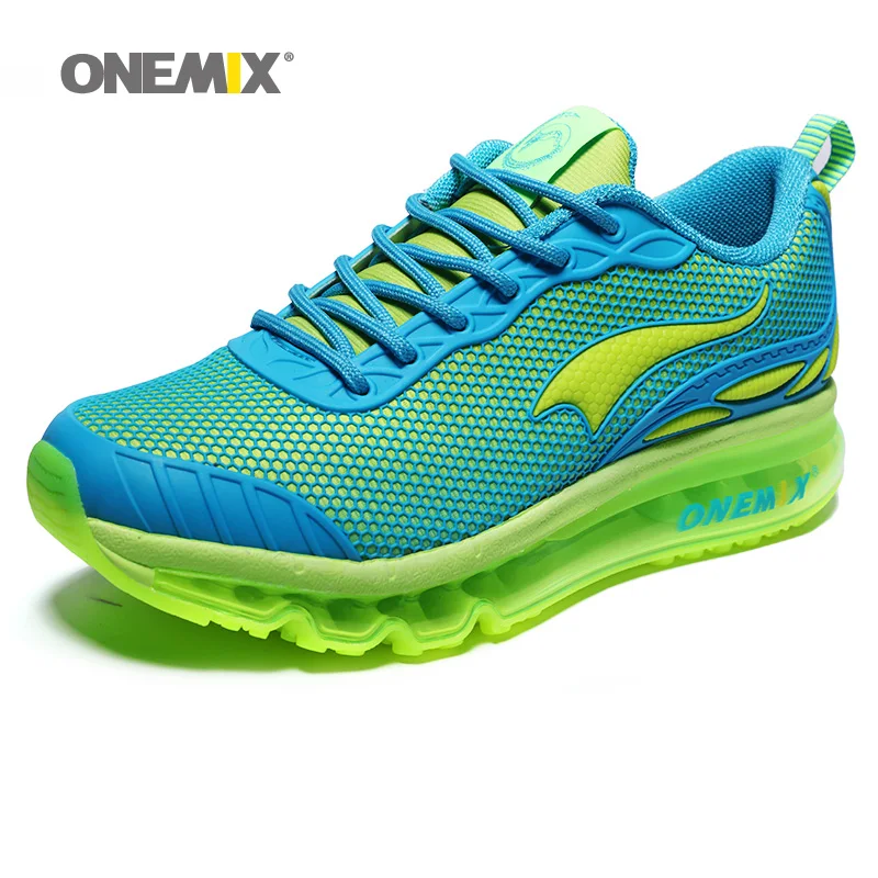 Женские кроссовки для бега ONEMIX Max синие спортивные с подушкой прогулок и 2019|max woman
