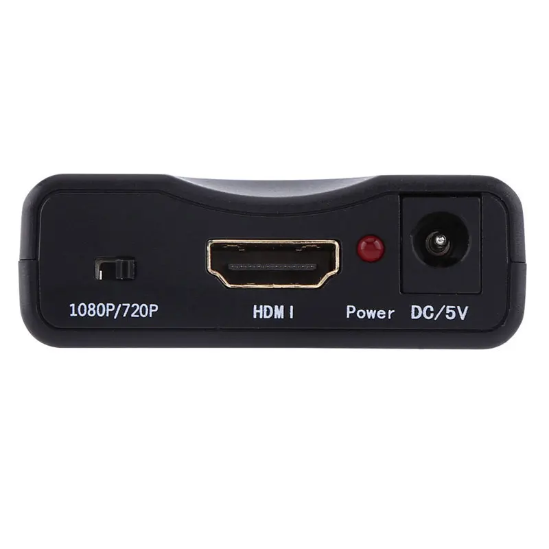  AHHROOU HDMI to Scart Converter AV Signal Adapter Converter HD Receiver HDMI 1080P For Phone TV wit